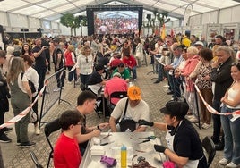 Gran afluencia de público en la Feria de la Anchoa.