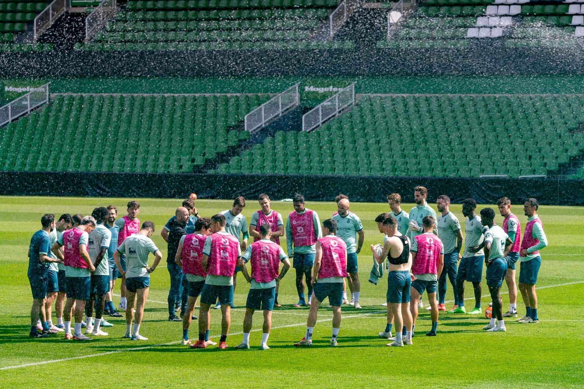 El entrenamiento del Racing, en imágenes