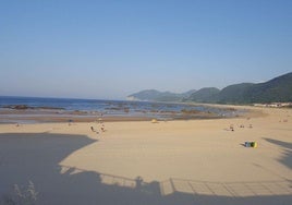 Playa de Trengandín, en Noja.