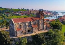 Panorámica de la iglesia de Santa Mª de Los Ángeles.
