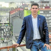Daniel Fernández, durante una entrevista con El Diario Montañés.