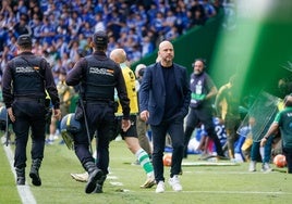 José Alberto durante el partido.