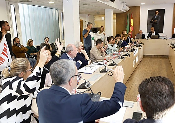 PRC y PSOE apoyan una medida, en una sesión municipal de esta legislatura.
