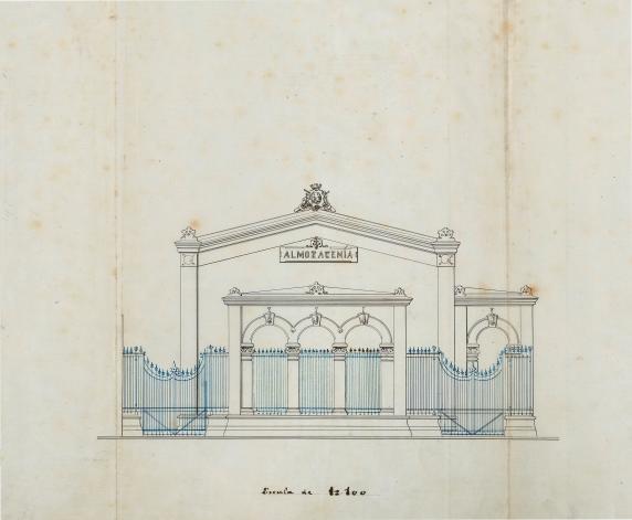 En 1895, el Ayuntamiento erigió la Almotacenía en el barrio marinero de Puertochico para centralizar la venta de pescado y garantizar el uso de pesos regulados.