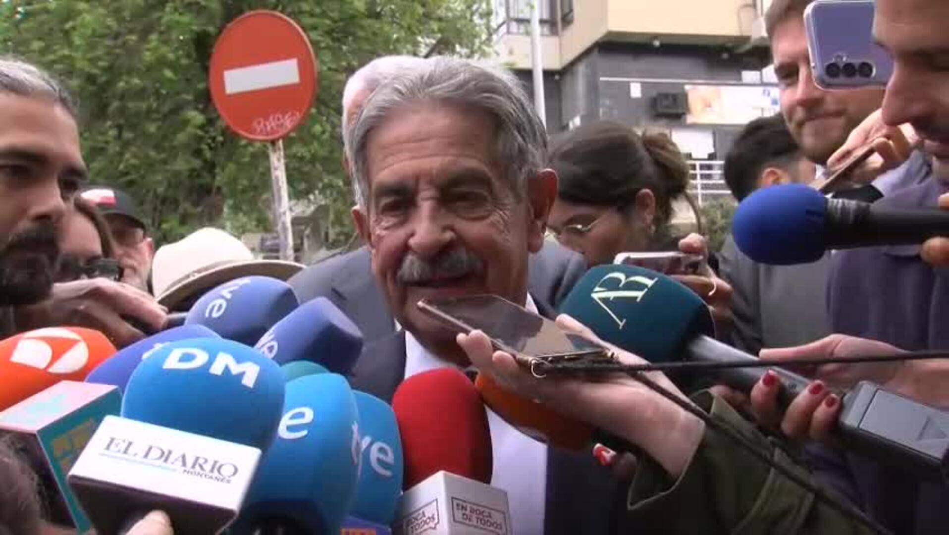 La llegada de Revilla a Las Salelas