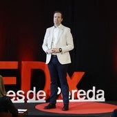 Javier Cavada durante su intervención en las jornadas celebradas en La Magdalena.
