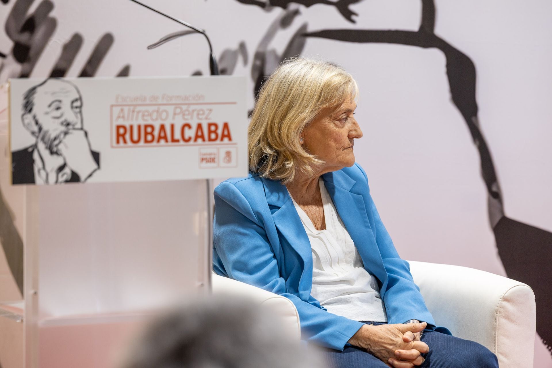 Pilar Goya ha estado presente en la puesta en marcha de la escuela.