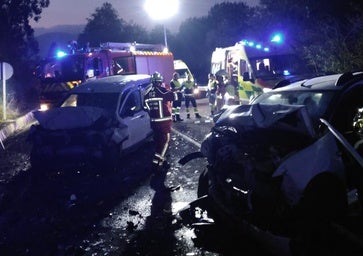 Continúan en la UCI dos de los heridos en el accidente entre Los Corrales y Cieza