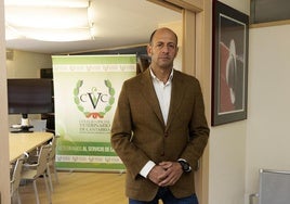 Fernando Ruiz, en el colegio.