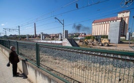 Así están las obras en el tramo de Palencia