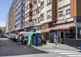 El entorno del bar La Flor de Cantabria, en la calle Isaac Peral, donde se produjo la reyerta.