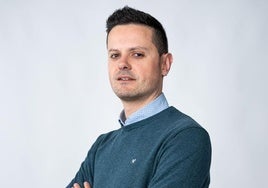 El responsable de las redes sociales del Racing, Rober San Millán.
