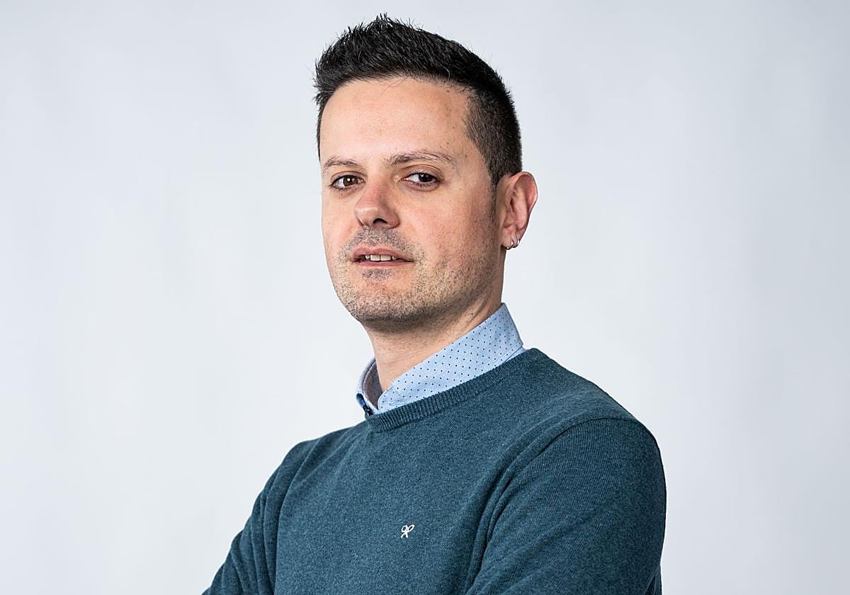 El responsable de las redes sociales del Racing, Rober San Millán.