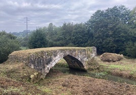Puente medieval de Solía en Villaescusa.