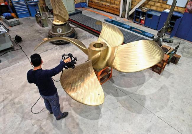 JC Navalips se dedica a la fabricación de piezas de bronce para la industria naval.