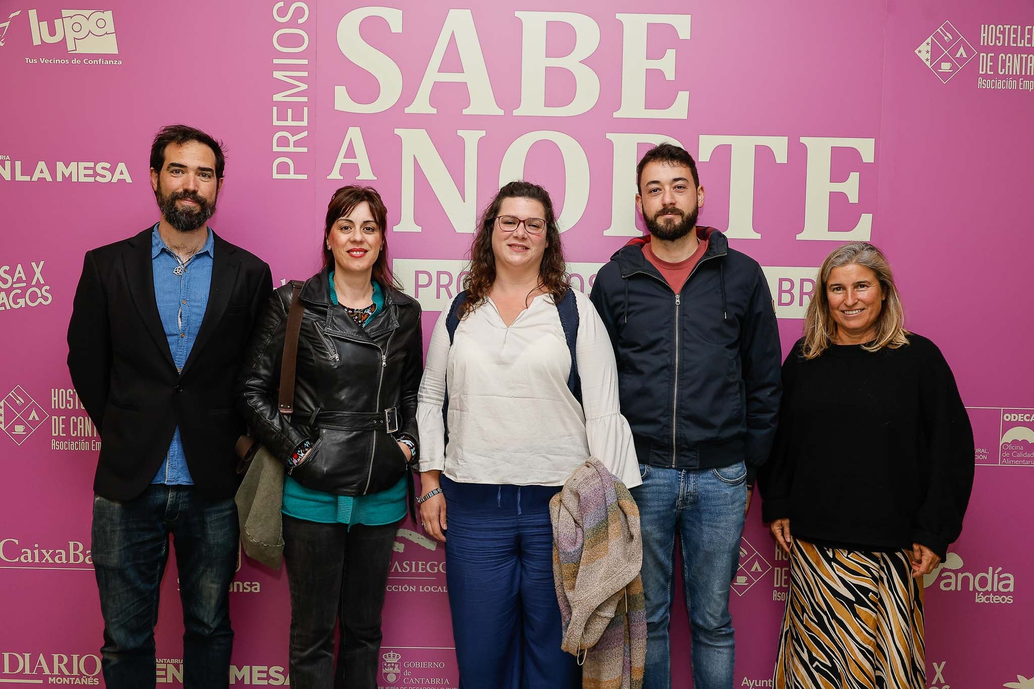 Jorge del Olmo, Eva Ruiz, Sara Martínez, Miguel Castanedo y Ana Arroyo.