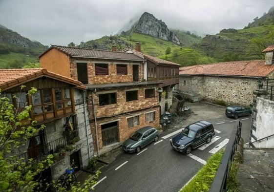 Centro urbano de San Roque de Riomiera.