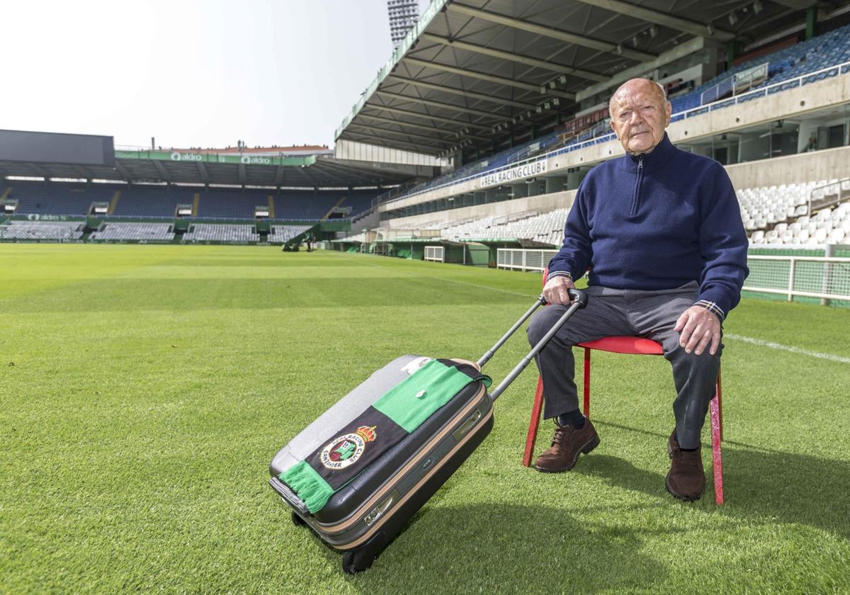 «El Racing es una pasión y, a mis 90 años, me da mucha vida»