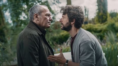 José Coronado y Diego Martín, en la serie.