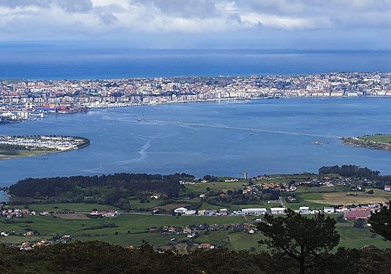 Vistas desde peña Cabarga