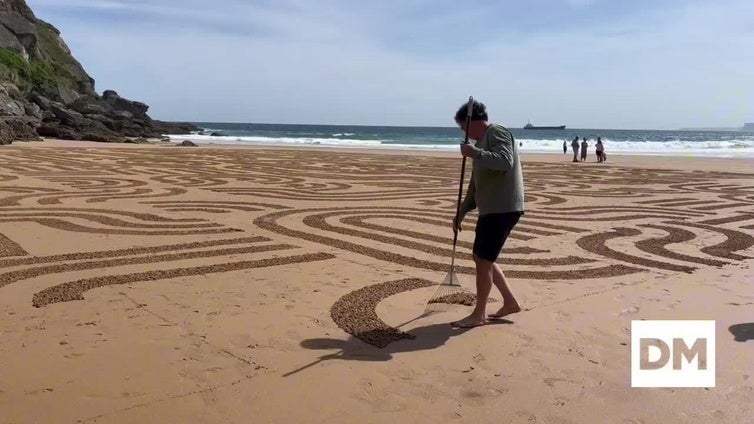 Así ha vuelto a pintar Quirze Codina en la arena de Mataleñas