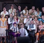 Parte del elenco de 'La verbena de la Paloma' que recalará la próxima semana en la Sala Argenta.