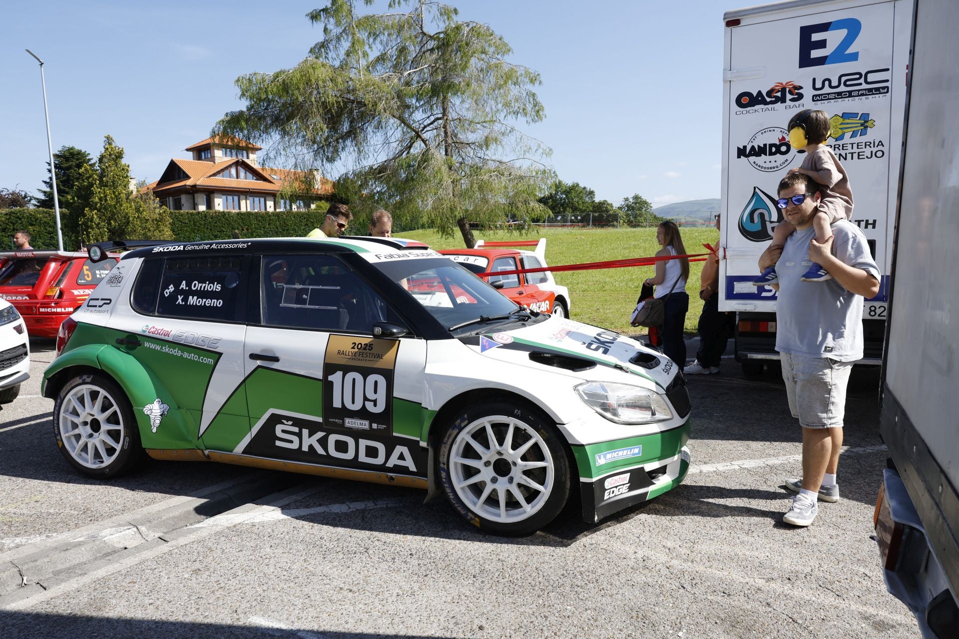 El Skoda Fabia S2000 de Albert Orriols.