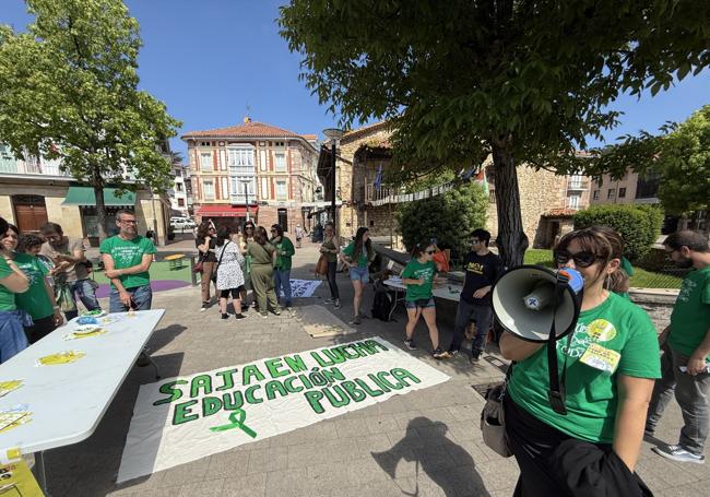 Los docentes en Cabezón de la Sal