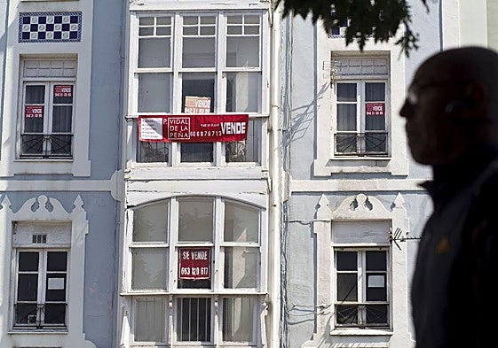 Carteles de edificios en venta en Santander