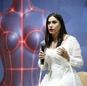 La diseñadora Odette Álvarez, en el auditorio del Centro Botín.