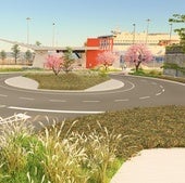 Recreación de cómo quedará el acceso al Puerto de Santander tras las obras.