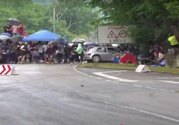 Una salida de pista se salda con varios heridos en el último tramo del Rallye de Hoznayo
