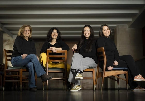 Concha Rodríguez, Laura Orduña, Bea Canteli y Cristina Lorenzo.