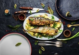 La caballa es un pescado azul saludable y rico.