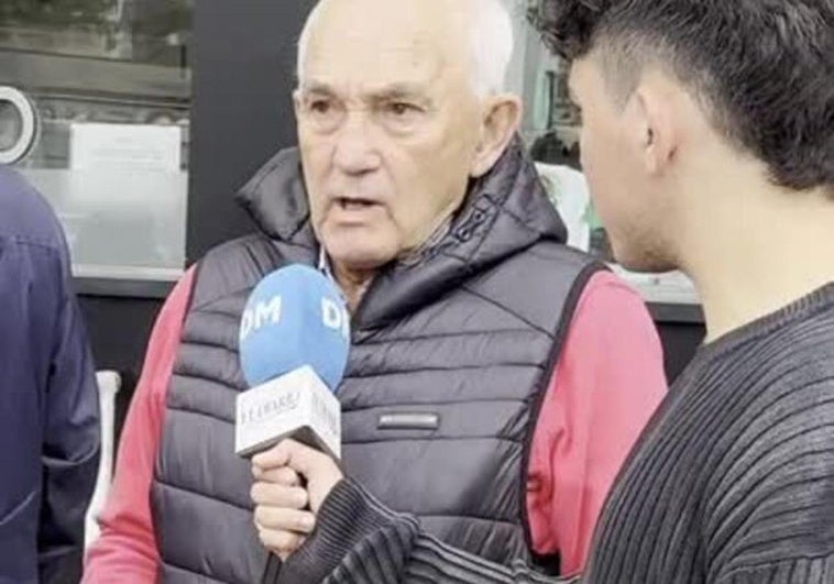 El Diario Montañés entrevista a racinguistas a pie de estadio.