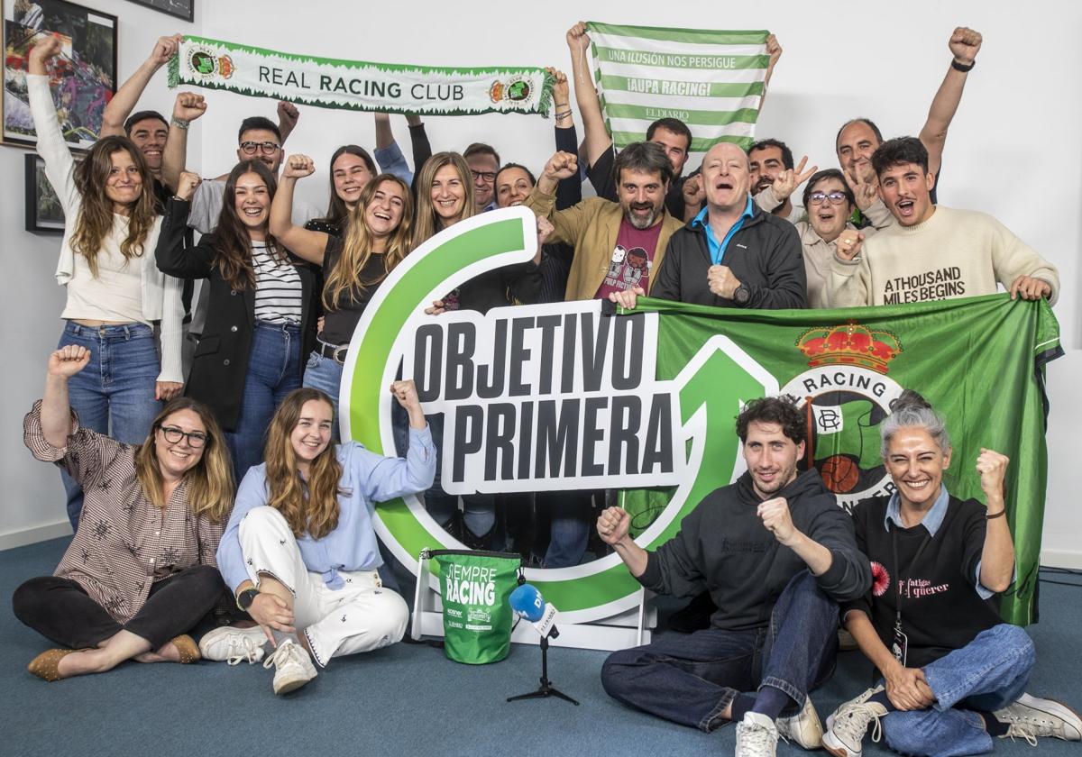Ven a El Diario Montañés a hacerte una foto y mostrar tu apoyo al Racing