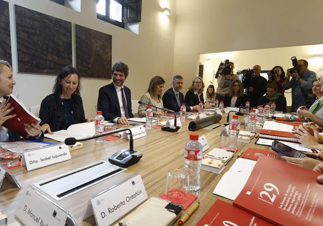 Un momento de la reunión del Patronato