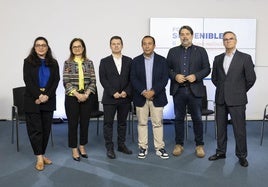 Adriana Onandía, Marga Rojo, Leofredo Pellón, Carlos Fernández, Román San Emeterio y Eloy Gutiérrez