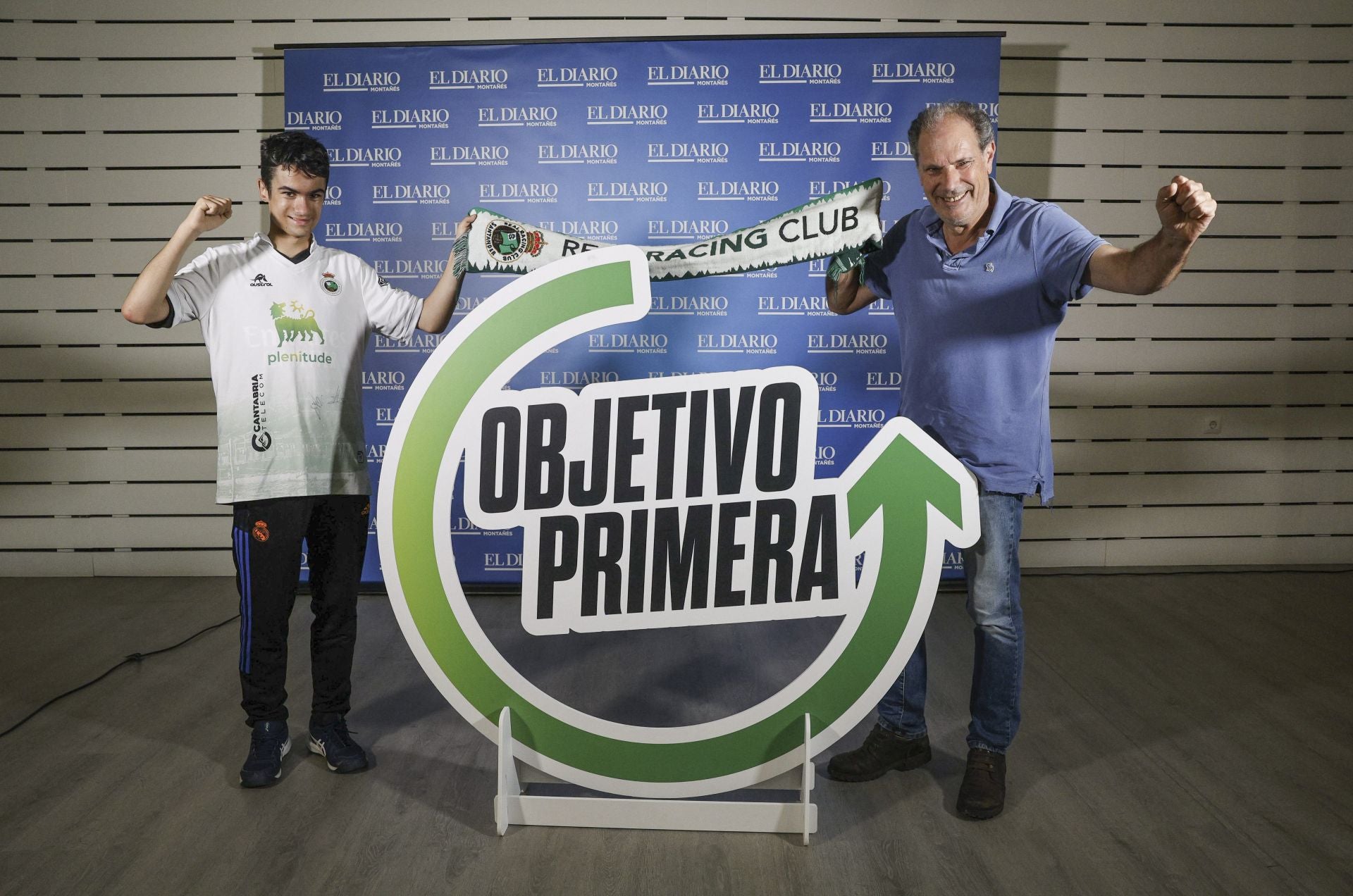 Andrés y Alberto López no se perderán el partido del domingo en El Sardinero.