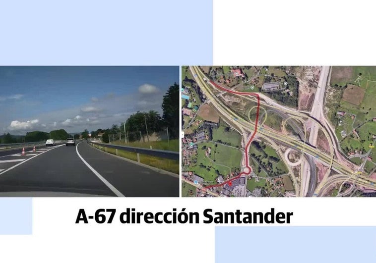 Un imagen del recorrido por uno de los nuevos carriles.