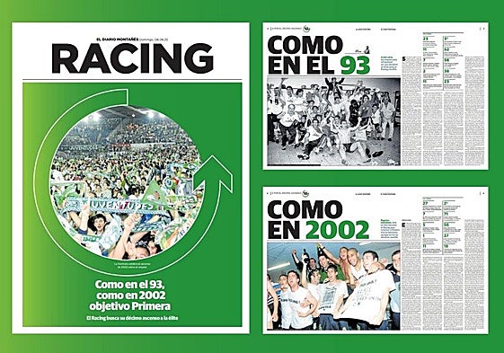 Mañana, con El Diario, un suplemento para recordar los últimos ascensos a Primera