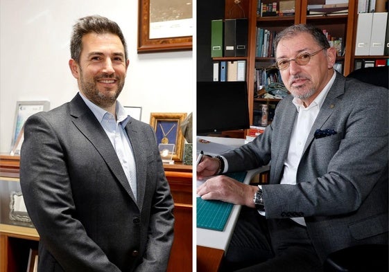 A la izquierda, Pablo Alonso, y a la derecha, Jorge Oliveira.