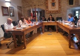 Corporación de San Vicente durante la última sesión plenaria.