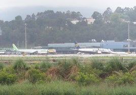 Imagen del aeropuerto Seve Ballesteros, destino del vuelo procedente de París.