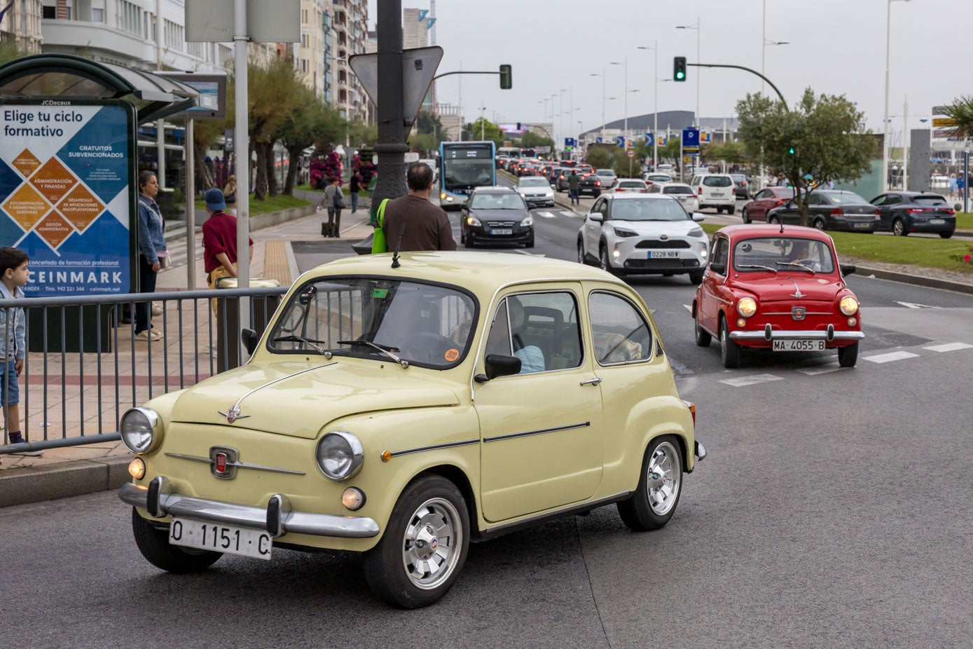 En la cita también hubo espacio para los coches clásicos, como este 600.