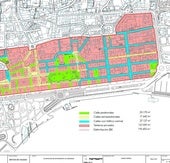 Mapa de la propuesta de Zona de Bajas Emisiones de Santander, que solo afectará al Ensanche.