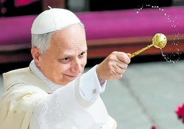 León XIV, en la misa inaugural celebrada en el Vaticano tras ser elegido Papa el pasado mes de mayo.