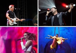 Manel Fuentes, David Bustamante, Ana Guerra y Circo Chino.