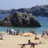 Imagen de la playa de San Juan de la Canal.