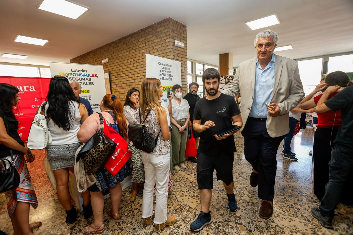 Fernando Romay ofreció una charla motivacional a los asistentes.